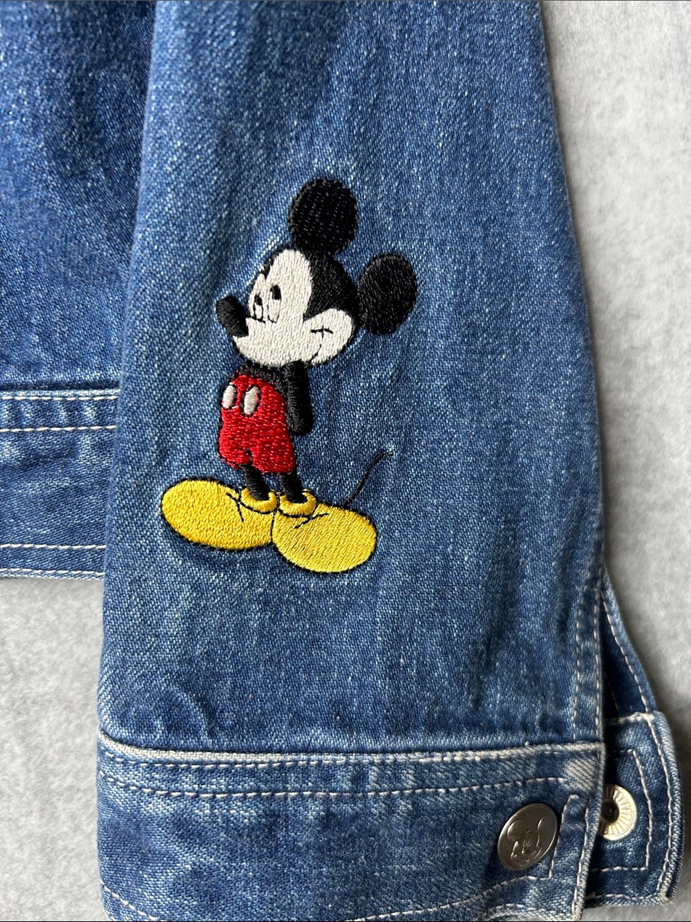 Disney Blue Denim Mickey Jean Jacket - Picture 7 of 11